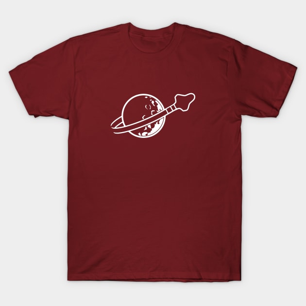 Monochrome Classic Space Insignia T-Shirt by Davidhedgehog